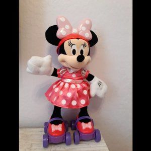 Animatronics Minnie Mouse Rollerskating Skater Doll Kids Toy